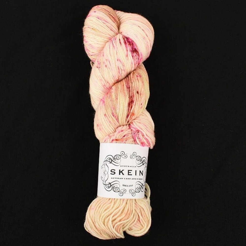 Skein Australia Top Draw Sock Yarn Superwash Merino Nylon Blend Blush Crush